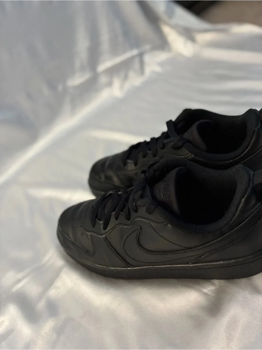 Nike Court Borough Low Recraft Shoes Youth 6.5 Lace Up Sneakers DV5456-002